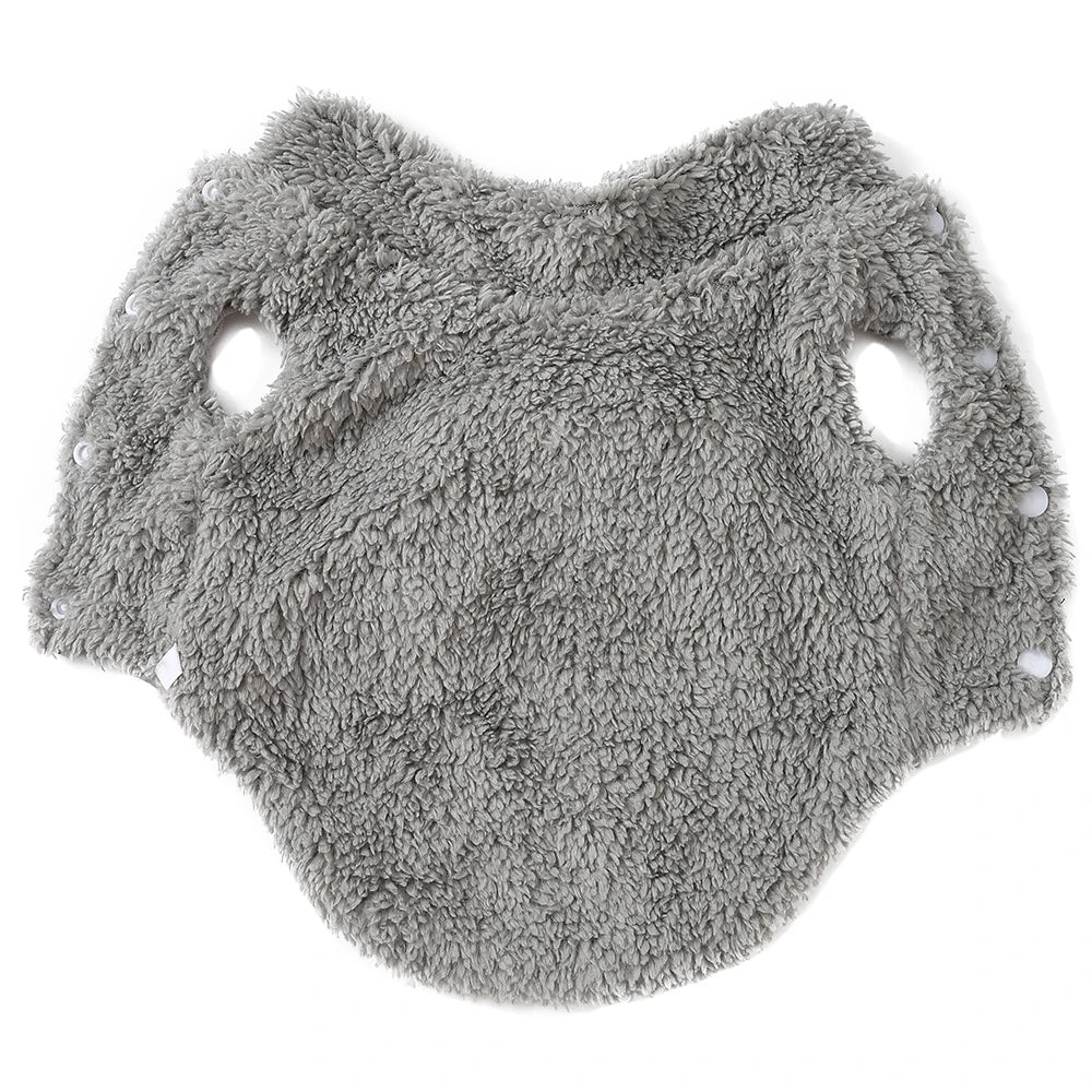 Chaleco de Pana con Lazo para Gatos y Perros – Abrigo de Invierno con Anilla en D