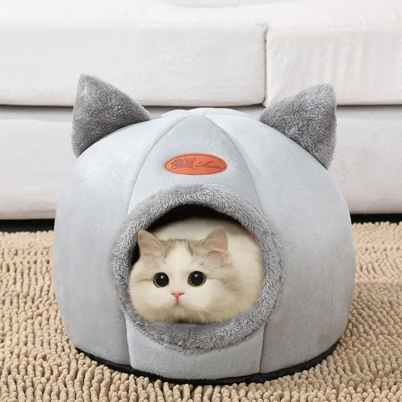 Caseta Cueva para Gatos Deep Sleep Comfort – Cálida, Desmontable y Transpirable