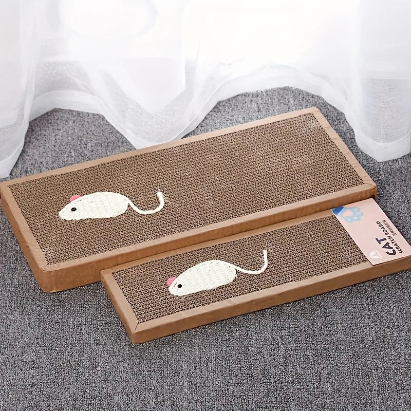 Rascador Almohadilla para Gatos de Interior – Poste Rascador con Juguetes Interactivos