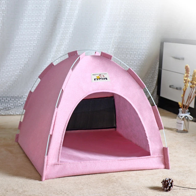 Tienda de Campaña Plegable para Gatos – Nido Transpirable para las 4 Estaciones