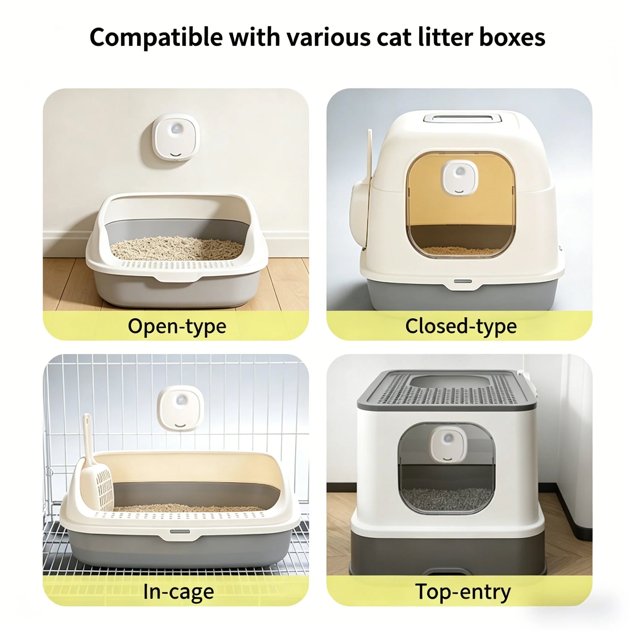 Purificador de Aire Inteligente para Mascotas – Eliminador de Olores Silencioso con Iones Negativos