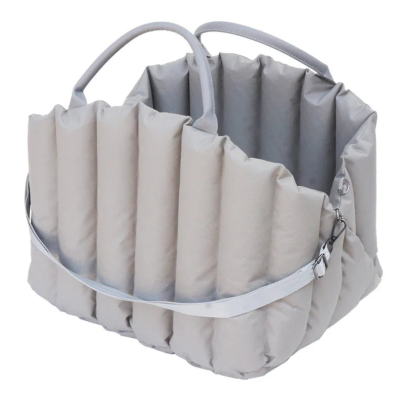 Bolso Transportador de Lujo para Mascotas – Cálido, Portátil y Extraíble