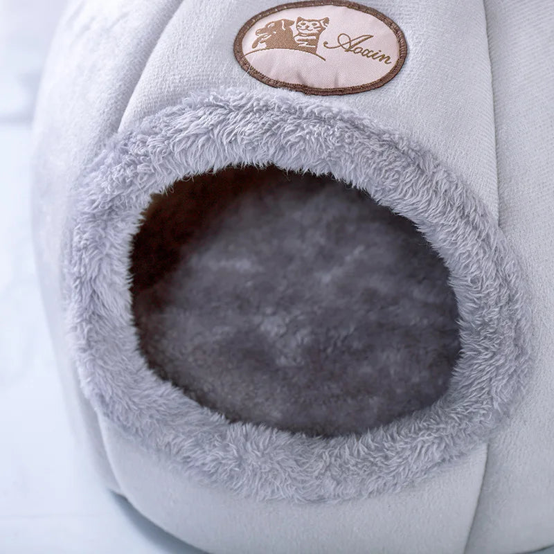 Caseta Cueva para Gatos Deep Sleep Comfort – Cálida, Desmontable y Transpirable