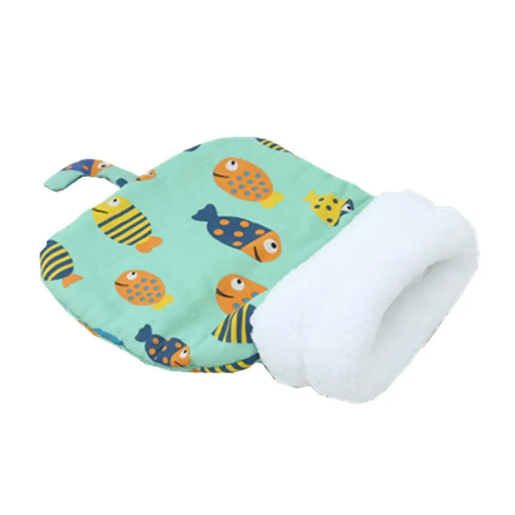 Saco de Dormir de Felpa para Gatos y Perros – Nido Suave Portátil para Mascotas de Interior