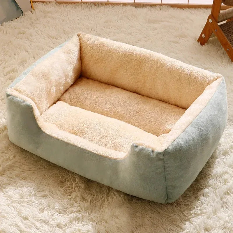 Cama de Peluche para Gatos y Perros – Nido Cálido Transpirable para Todas las Estaciones