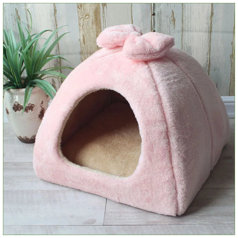 Cama Nido de Algodón para Gatos y Perros – Suave, Cálida y Lavable a Máquina