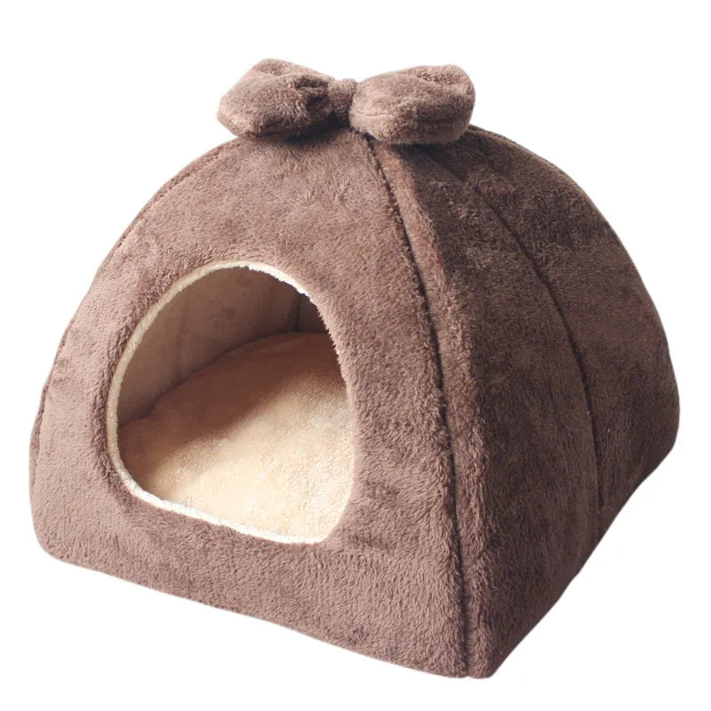 Cama Nido de Algodón para Gatos y Perros – Suave, Cálida y Lavable a Máquina