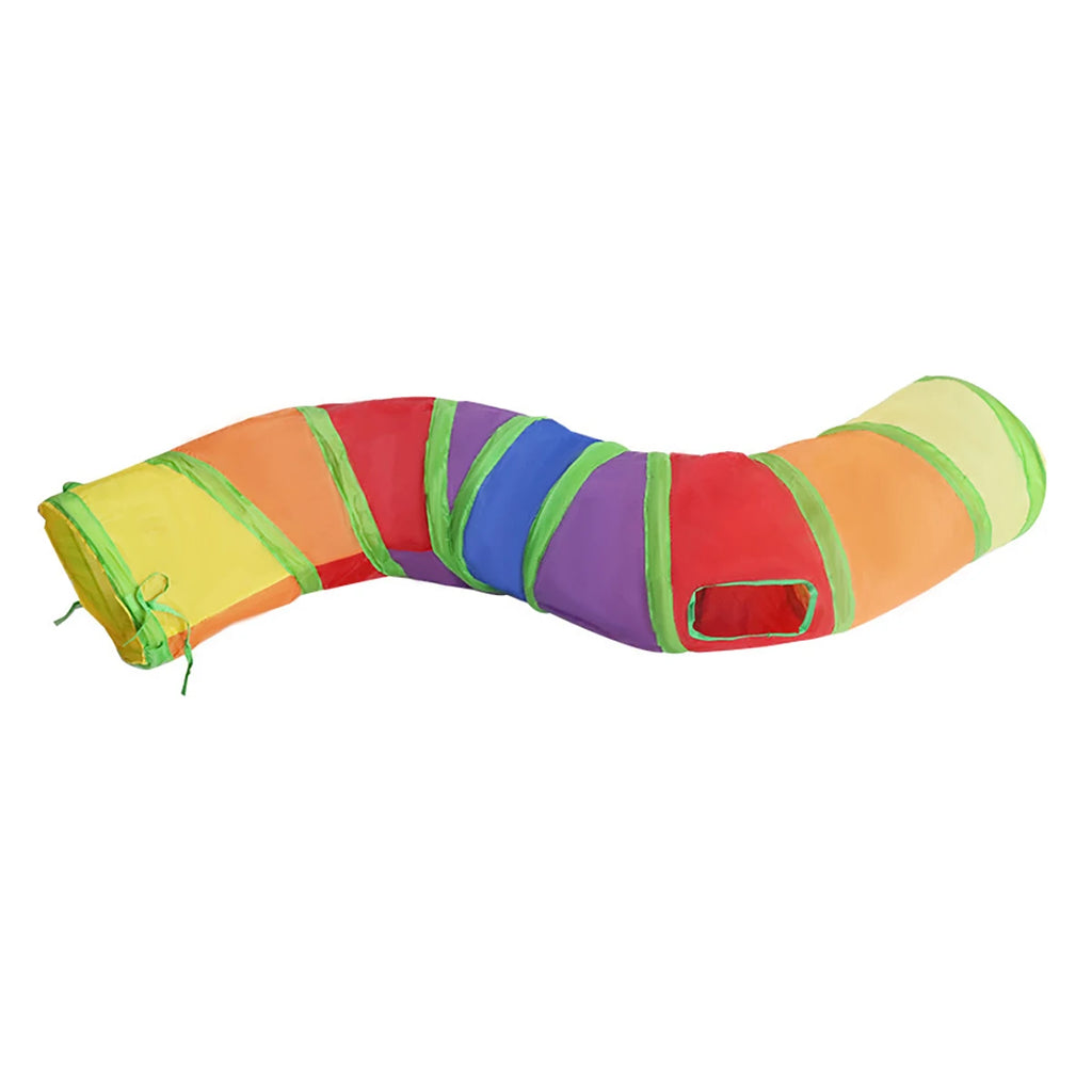 Túnel Plegable para Gatos – Juguete Interactivo Multifunción para Gatitos y Cachorros