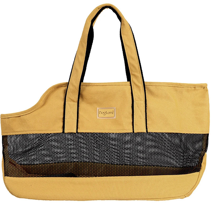 Bolso de Hombro para Transporte de Mascotas – Transportín Portátil Plegable de Malla Transpirable