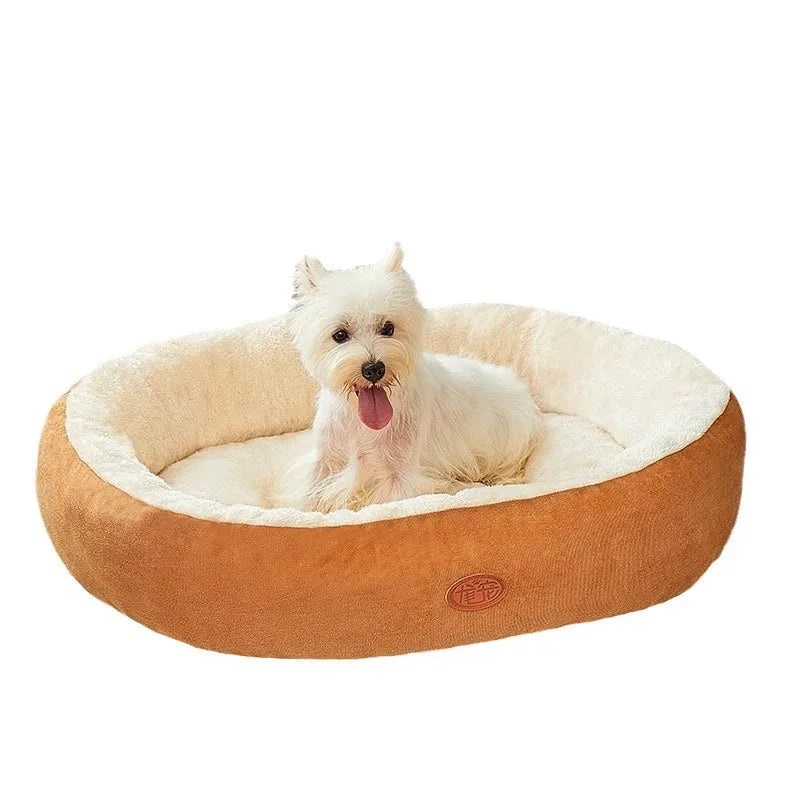 Nido Grueso de Felpa para Gatos y Perros – Cama Cálida Universal para Todas las Estaciones