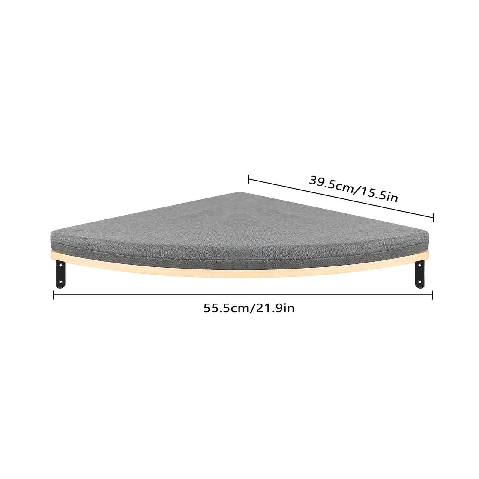 Árbol para Gatos de Pared – Estantes de Madera con Rascador, Hamaca y Escalera Flotante