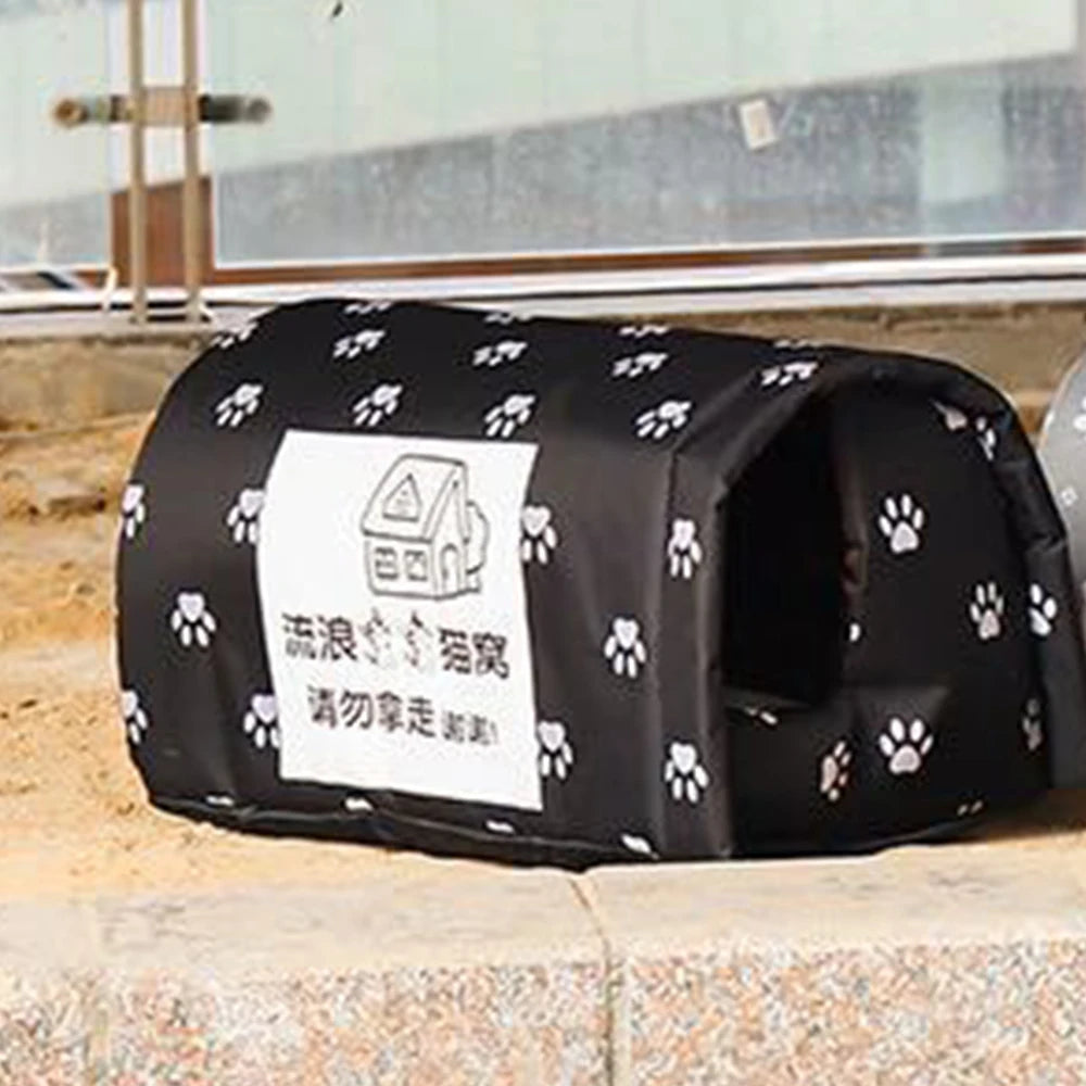 Caseta Impermeable para Gatos de Exterior – Refugio Cálido Lavable para Interior y Exterior