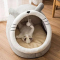 Cama Cueva Deep Sleep para Gatos – Plegable, Lavable con Diseño de Orejas
