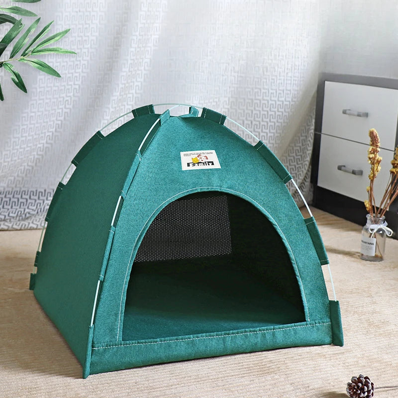 Tienda de Campaña Plegable para Gatos – Nido Transpirable para las 4 Estaciones