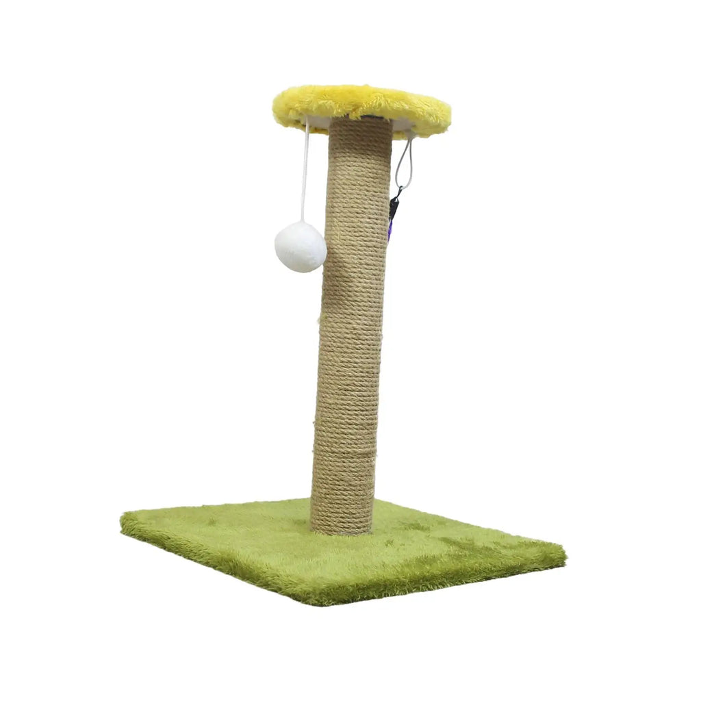 Rascador de Sisal para Gatos – Poste Interactivo para Afilar Garras