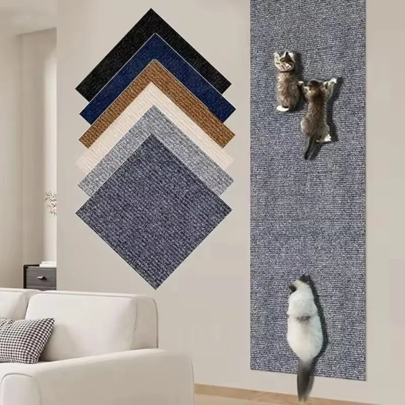 Protector de Sofá Rascador para Gatos – Alfombra Autoadhesiva Recortable en 7 Colores