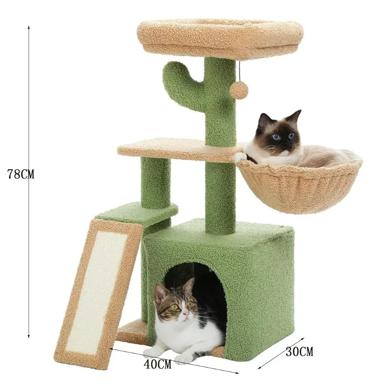 Villa para Gatos Cápsula Espacial – Torre de Lujo 5 Niveles con Sisal