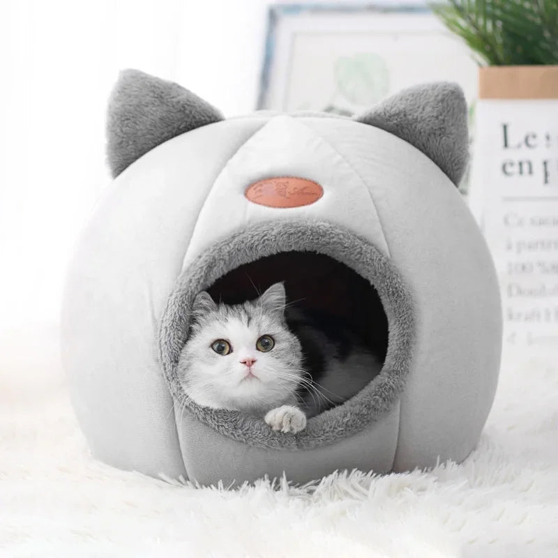 Caseta Cueva para Gatos Deep Sleep Comfort – Cálida, Desmontable y Transpirable