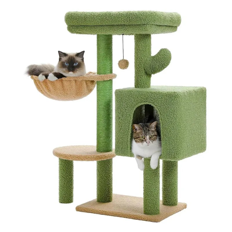 Villa para Gatos Cápsula Espacial – Torre de Lujo 5 Niveles con Sisal