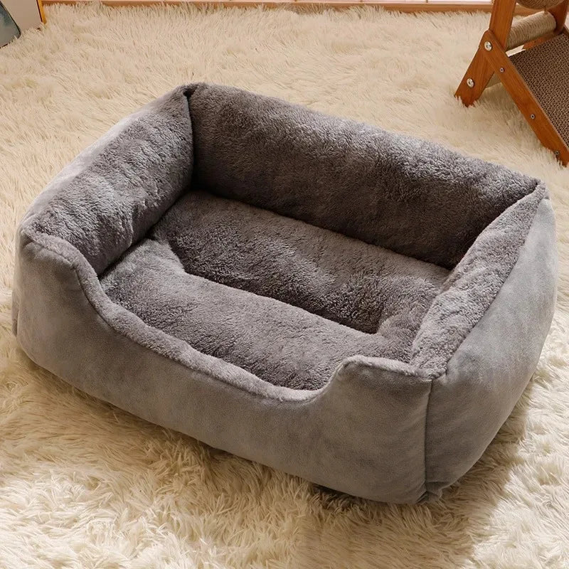 Cama de Peluche para Gatos y Perros – Nido Cálido Transpirable para Todas las Estaciones
