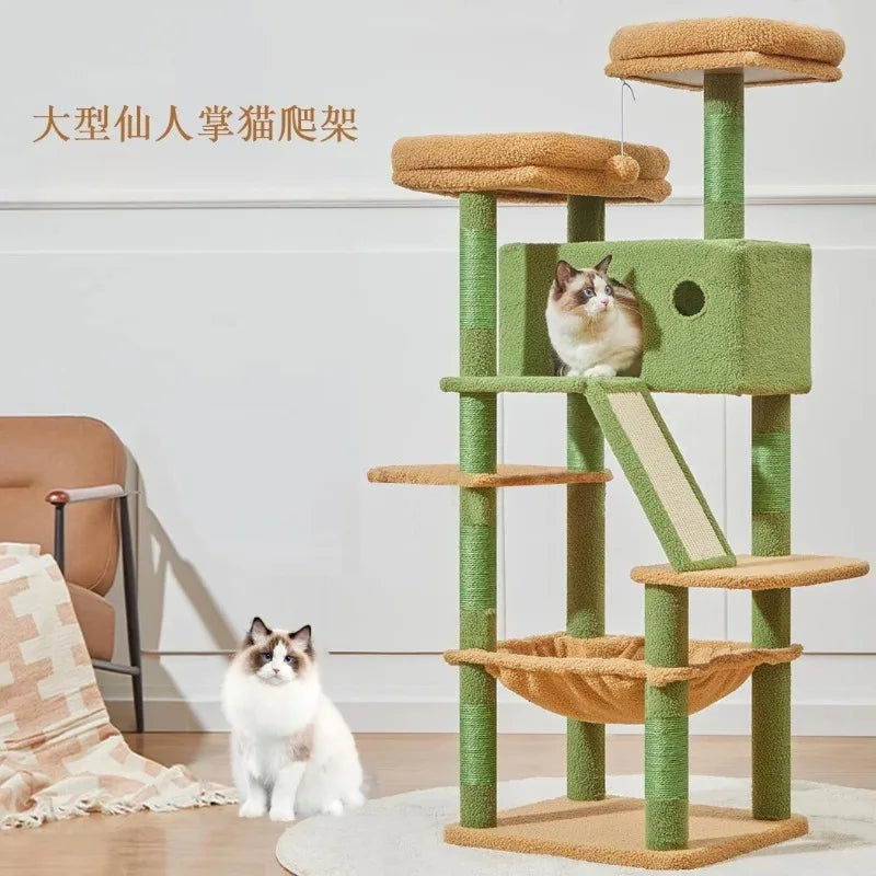 Villa para Gatos Cápsula Espacial – Torre de Lujo 5 Niveles con Sisal