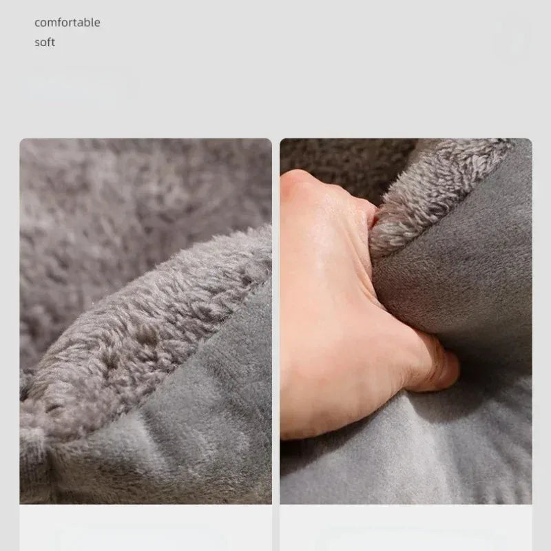 Cama de Peluche para Gatos y Perros – Nido Cálido Transpirable para Todas las Estaciones