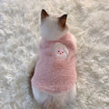 Chaleco de Punto para Gatos y Perros Pequeños – Ropa Abrigada de Otoño e Invierno