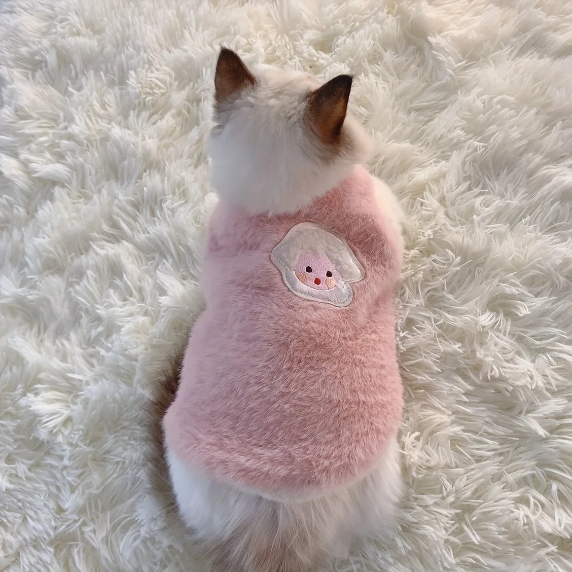 Chaleco de Punto para Gatos y Perros Pequeños – Ropa Abrigada de Otoño e Invierno