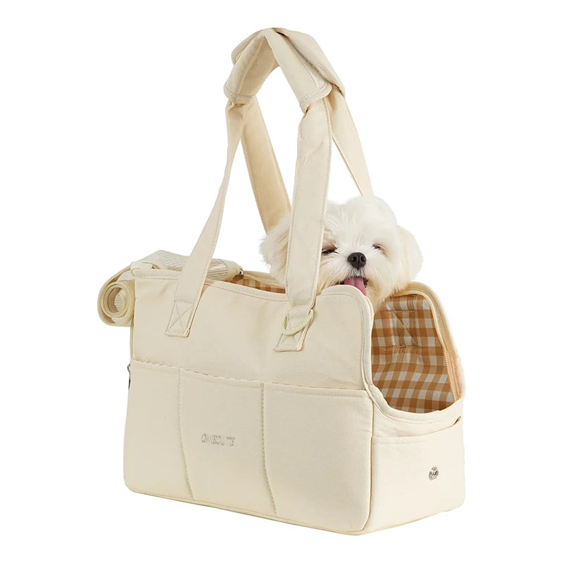 Bolso Portátil de Un Solo Hombro para Gatos y Perros Pequeños – Ideal para Salidas al Aire Libre