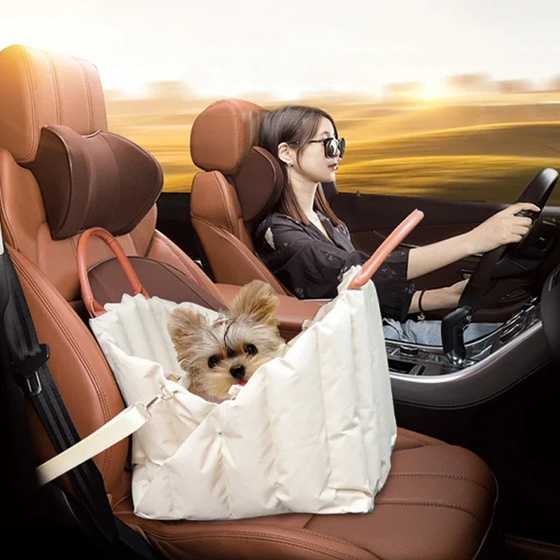 Bolso Transportador de Lujo para Mascotas – Cálido, Portátil y Extraíble