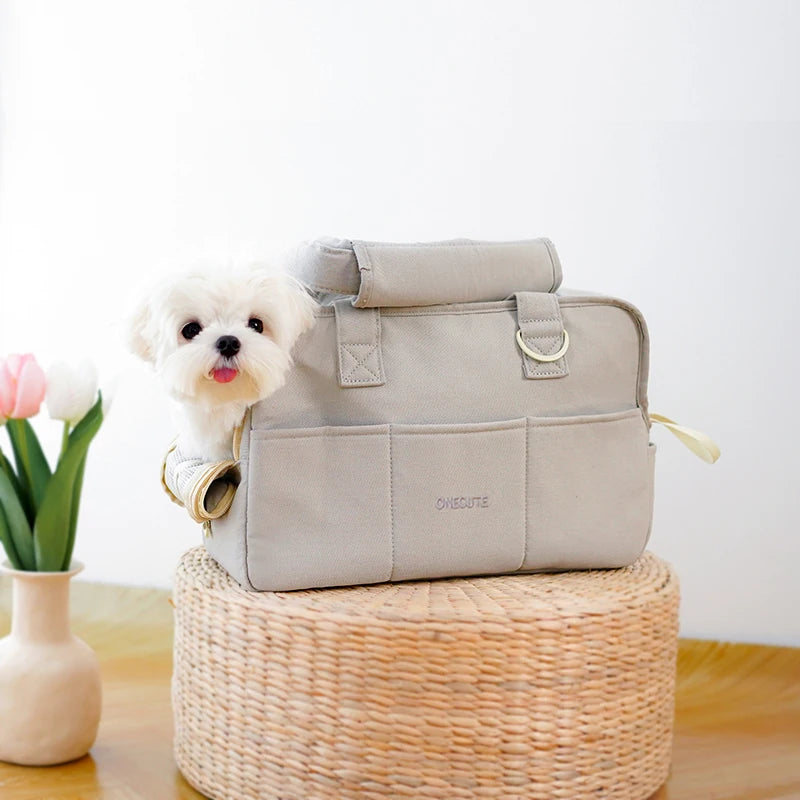 Bolso Portátil de Un Solo Hombro para Gatos y Perros Pequeños – Ideal para Salidas al Aire Libre
