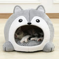 Cama Suave para Gatos – Cesta Cueva de Felpa, Cojín Lavable para Gatitos y Perros Pequeños